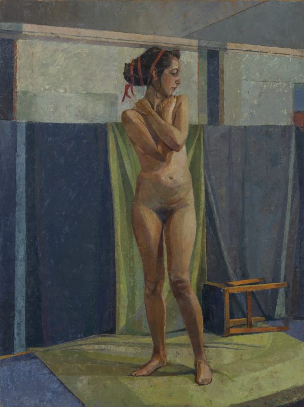 Studio Nude, Oil on Gesso Panel, 61 x 46 cm