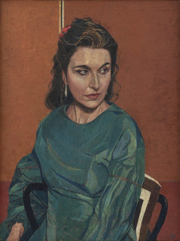Charlotte, Oil on Gesso Panel, 80.5 x 60.5 cm, (winner of The William Lock Portrait Prize 2023)