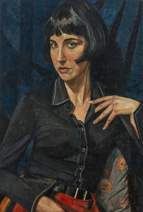 Portrait of the Artist’s Wife, Oil on Gesso Panel , 92 x 62 cm, (winner of The Ondaatje Prize and gold medal, 2021)