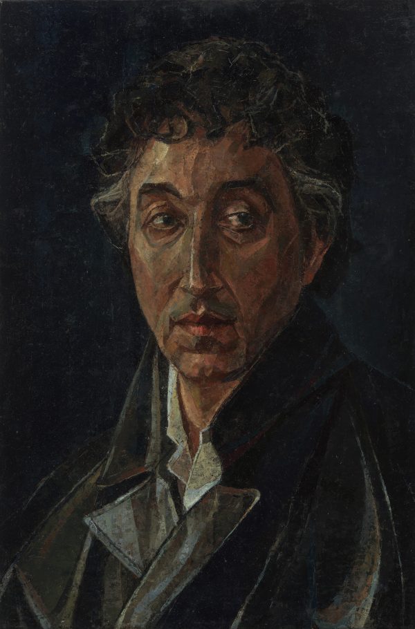 Self Portrait, Oil on Gesso Panel, 46 x 30 cm