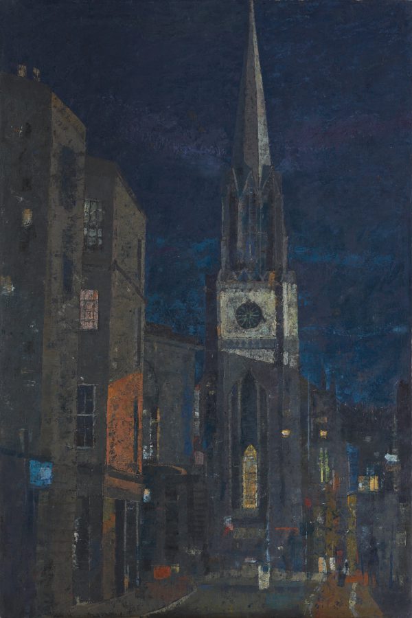 Night Life, Oil on Gesso Panel, 91 x 61 cm